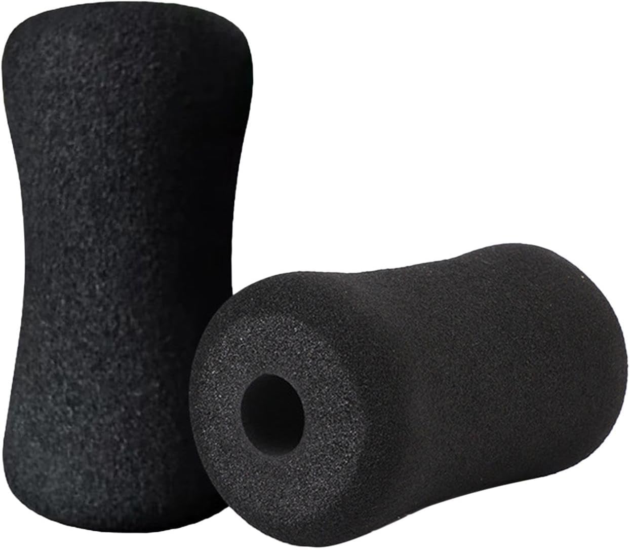 Foam Foot Pads, 4 Pack Roller Buffer Black Tube Covers, Home Gym Accessories for Comfort and Support, Fitness Gear for Exercise Machines, Leg Extensions, and Workouts