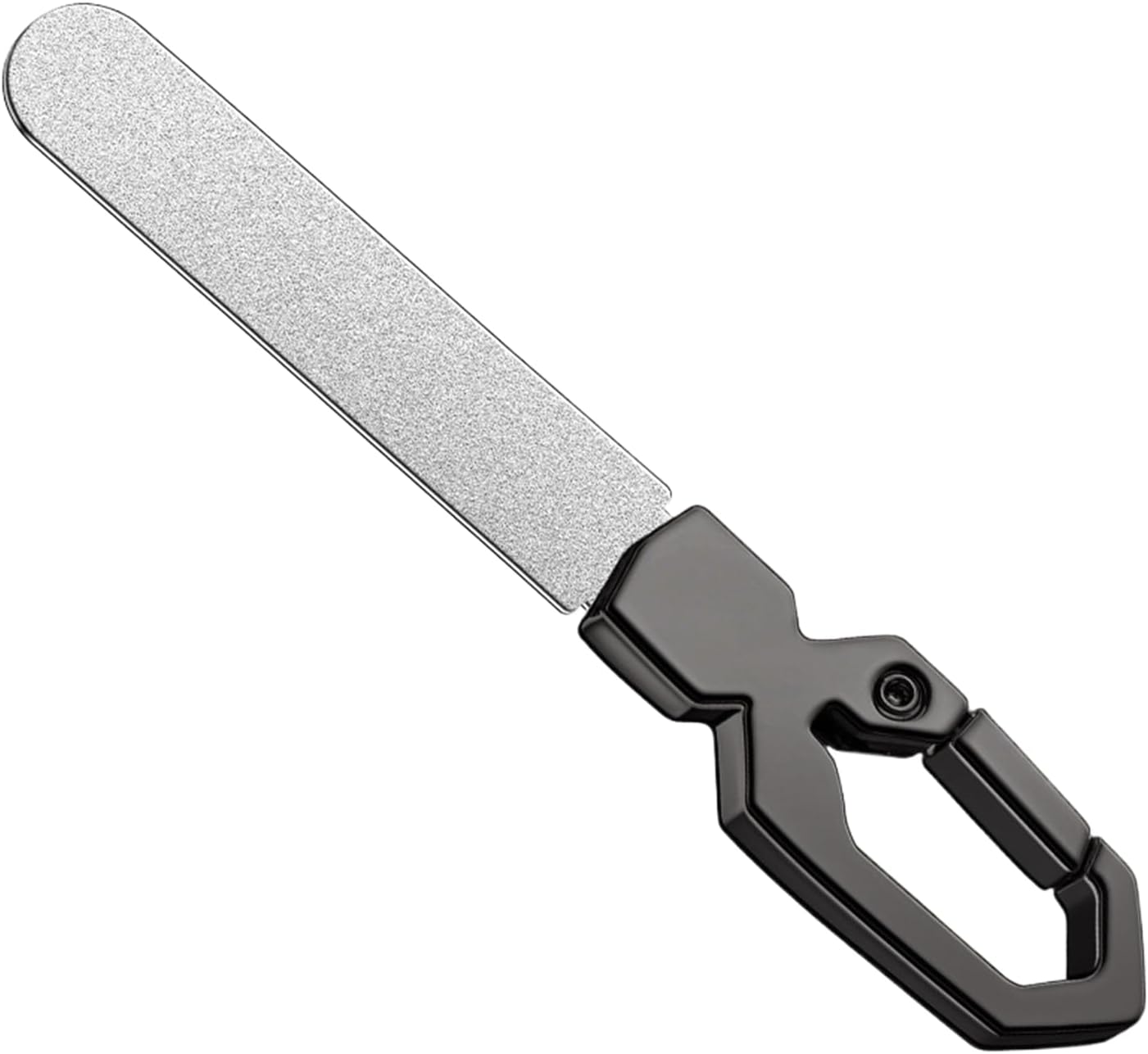 Mimoqk Metal Fingernail File, Double Sided Stainless Steel Nail Grinding Tool, Portable Nail Care Accessory Women, Men, and Toenail Grooming, Personal Hygiene for Home Use, 3.5inch