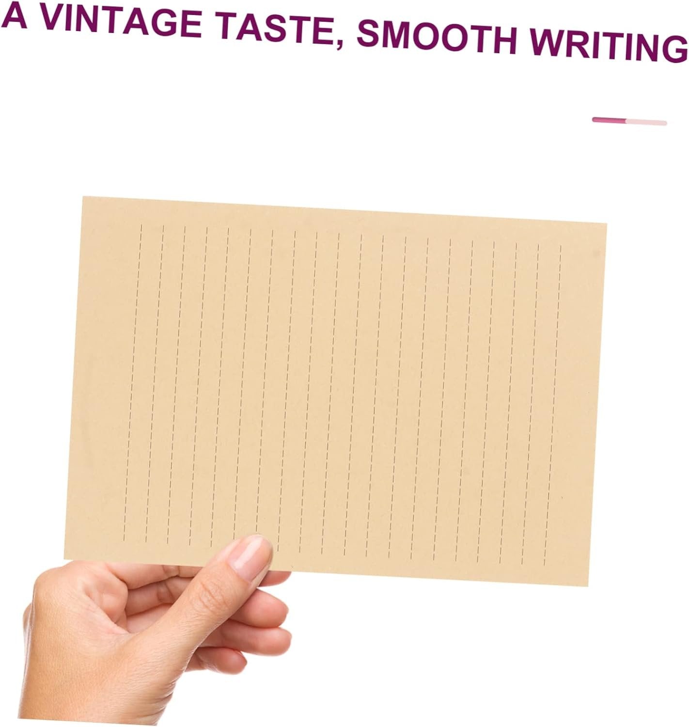 Angoily 100 Sheets A5 Vintage Kraft Paper Letter Writing Practical Stylish Stationery for Letter Sets