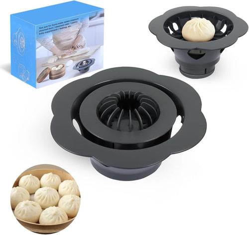 Baozi Maker Machine,6.57" Dumpling Momo Maker Mold Plastic Kitchen Gadget Tool Homemade Bao Buns Preparation Culinary Exploration Ease of Use Cleaning