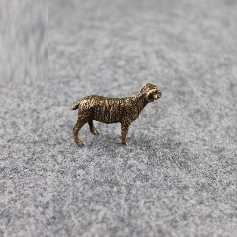 Statue Soprammobile Statuine Decorazione Oggettistica per La Casa di Ornamenti per Desktop Animali Ornamenti di Pecora di Capra di Rame