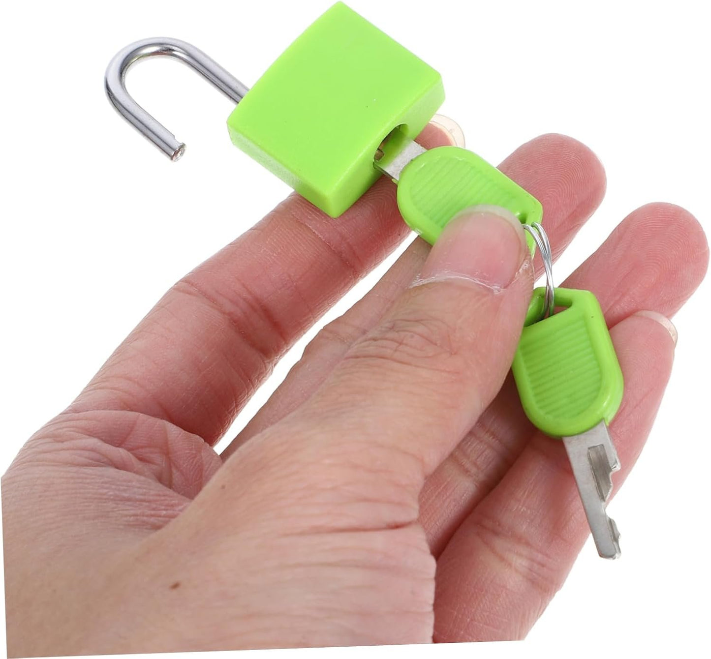 CIYODO 4pcs Keyed Padlocks with Keys Small Luggage Locks for Suitcases Backpacks Lockers Versatile and Security for Travel Daily Use
