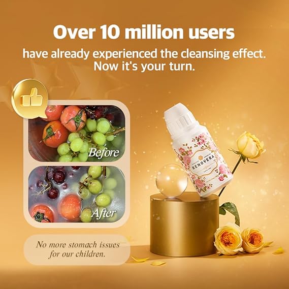 Cooking Wash (Rose of Sharon) | Organic Fruit and Vegetable Wash, Newborn Essentials, Produce Cleaner