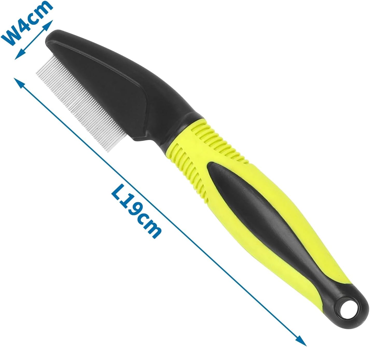 Patapalooza Flea Comb with Fine Tines and Parasite Removal System, Ideal for Pet Grooming and Home Hygiene