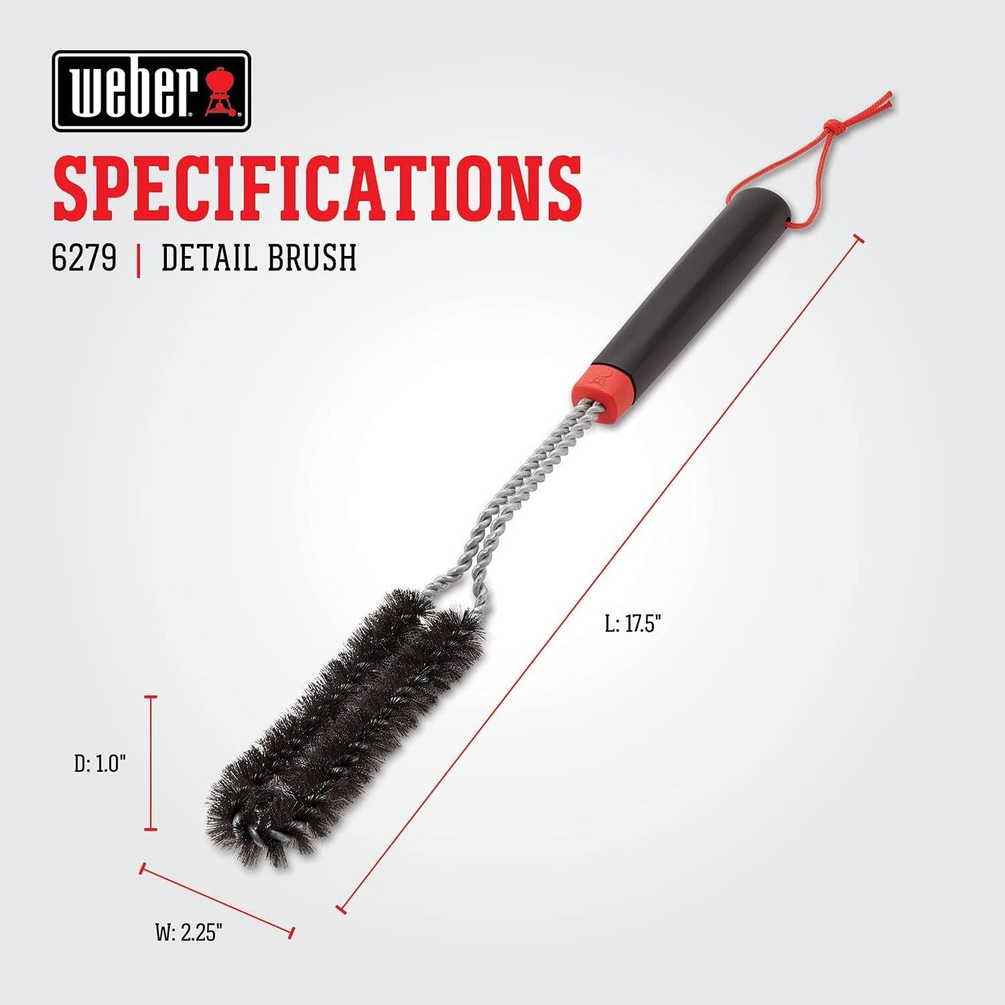 Weber 18" Detail Brush
