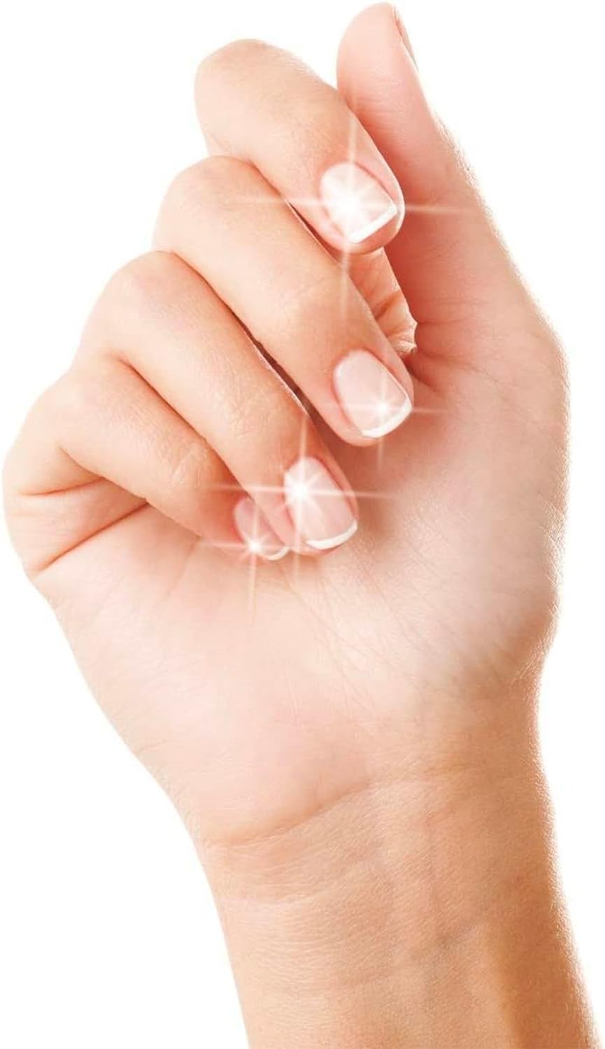 Avilia Make Shiny and Flawless Nails: Polish and Clean with Rotating System for Professional Nail Care. Beauty Tool for Perfect Manicure, 23 x 12 x 7 cm, White