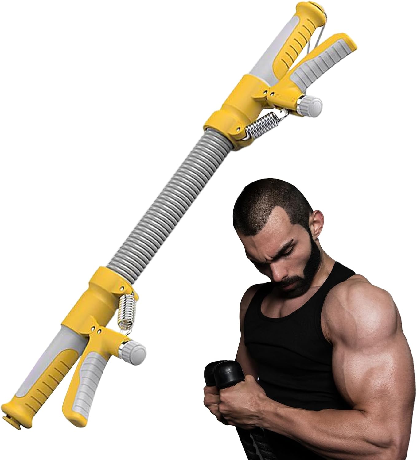 Arm Muscle Trainer, Chest Strength Equipment, Forearm Resistance Tool, Adjustable Grip Device, Compact Exercise Gear, Ideal for Upper Body Workouts, Shoulder Conditioning, Home Fitness Routines