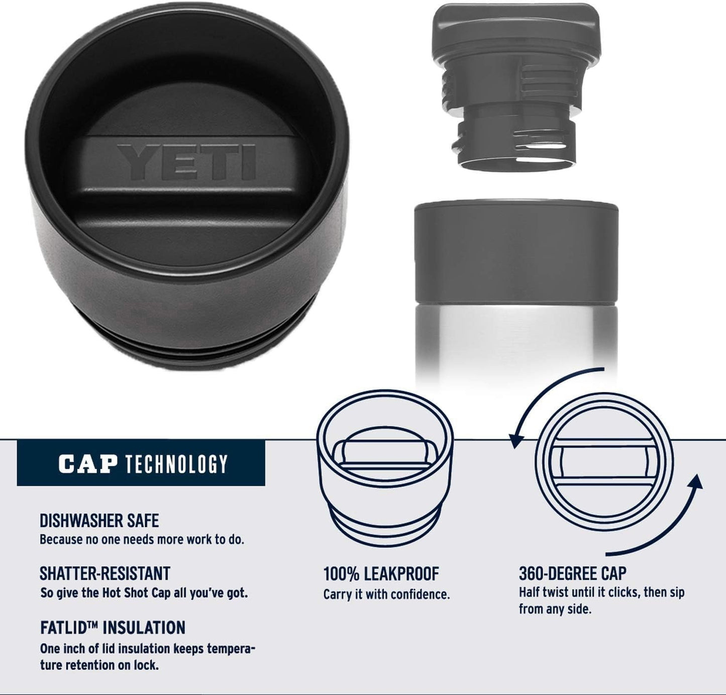 YETI Rambler 12 oz Bottle, Stainless Steel, Vacuum Insulated, with Hot Shot Cap, Tan Camo