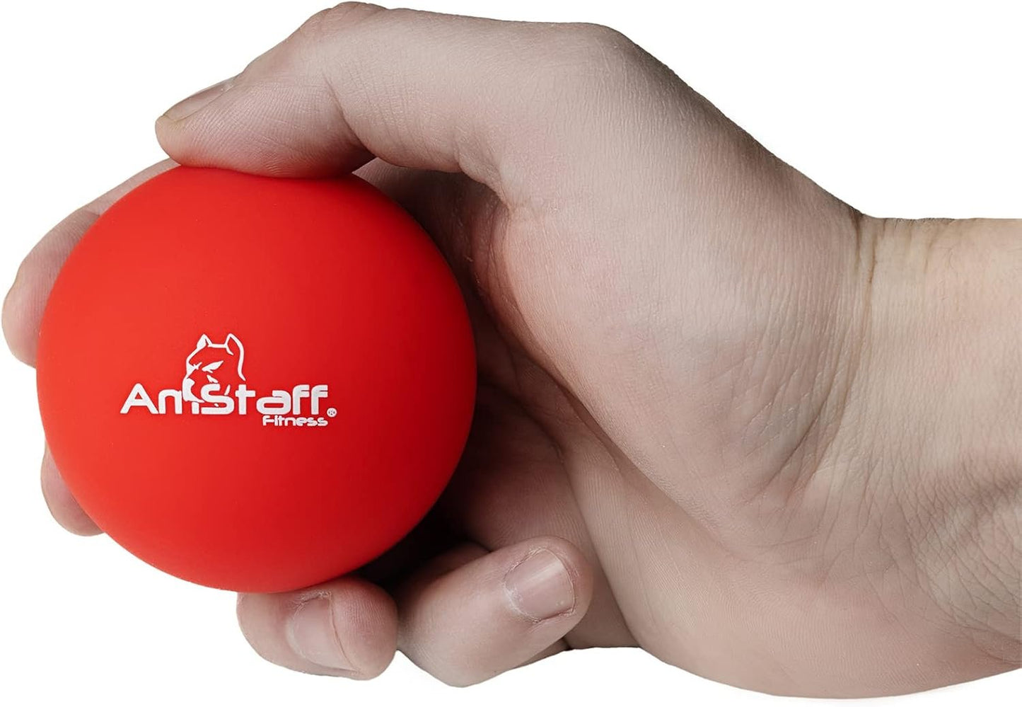 AmStaff Fitness Lacrosse Massage Ball – Deep Tissue Therapy Tool for Muscle Recovery, Trigger Point Relief, and Pain Management