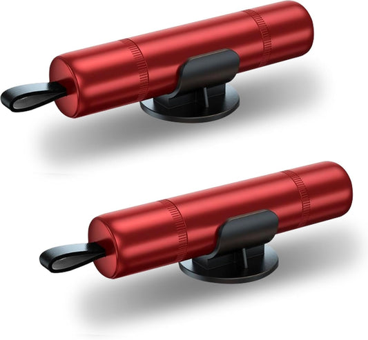 2 Pack Car Safety Hammer, Emergency Escape Tool One Second Window Breaker, Cutter Car Glass Breaker Life-Saving Emergency Artifact