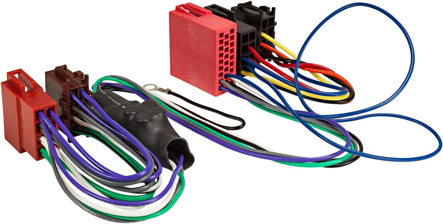 tomzz Audio 7003-002 Active System Radio Adapter Compatible with Audi A2 A3 A4 B5 A6 A8 TT Bose DSP Cable 4x50W to 16 Pin ISO Standard