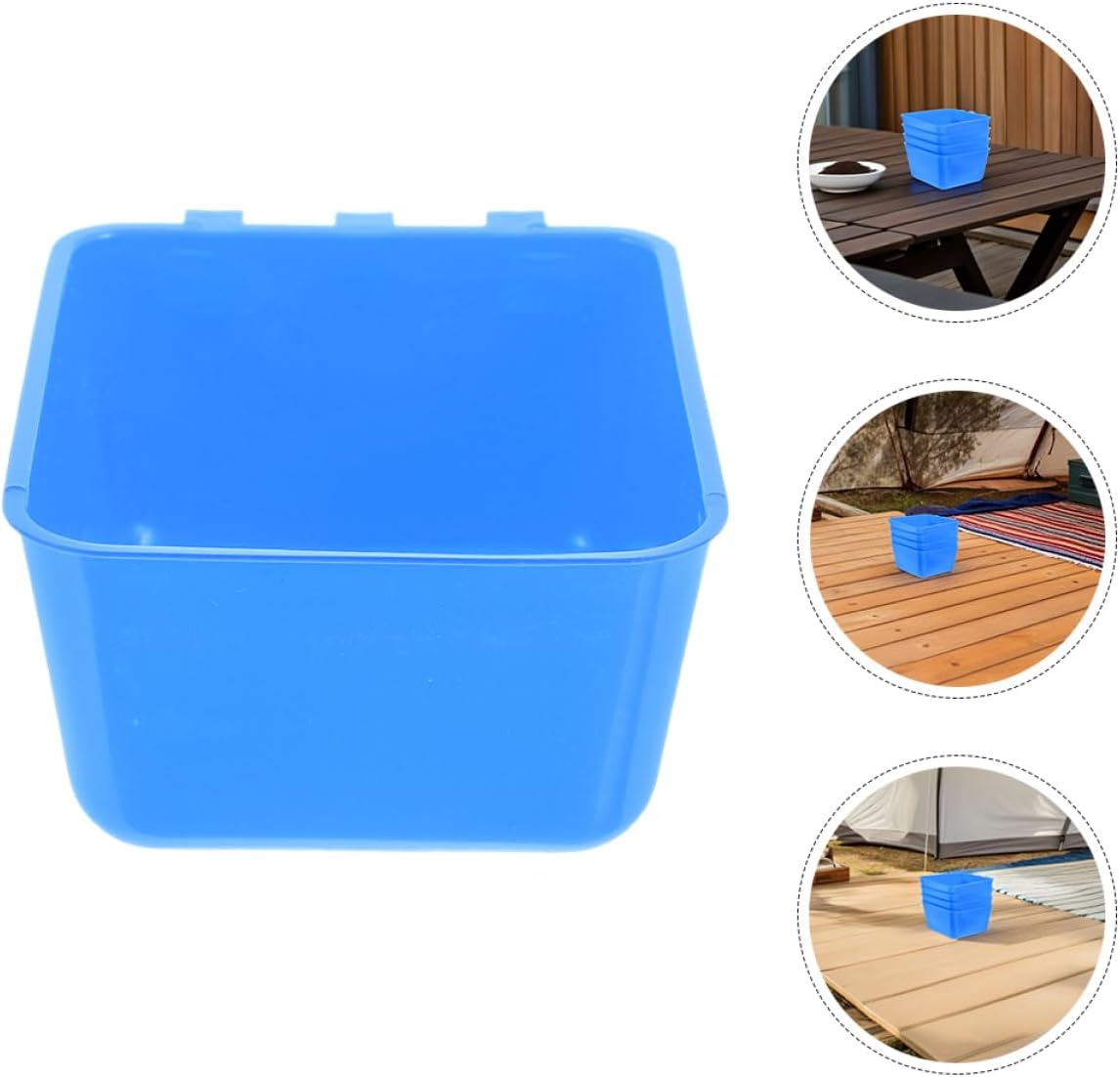 ANDRESLAD 6pcs Bird Bowl Rabbit Feeding Cup Rooster Water Bowl Water Dispenser Bowl Bird Water Feeder Poultry Feeder Rabbit Food Bowl Pet Water Cup Poultry Watering Cups Bunny Feeder or Blue