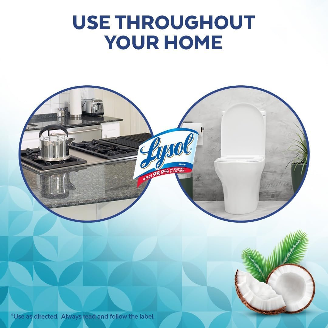 LYSOL ALL PURPOSE CLEANER TRIGGER - New Day Coconut & Sea Minerals 650mL