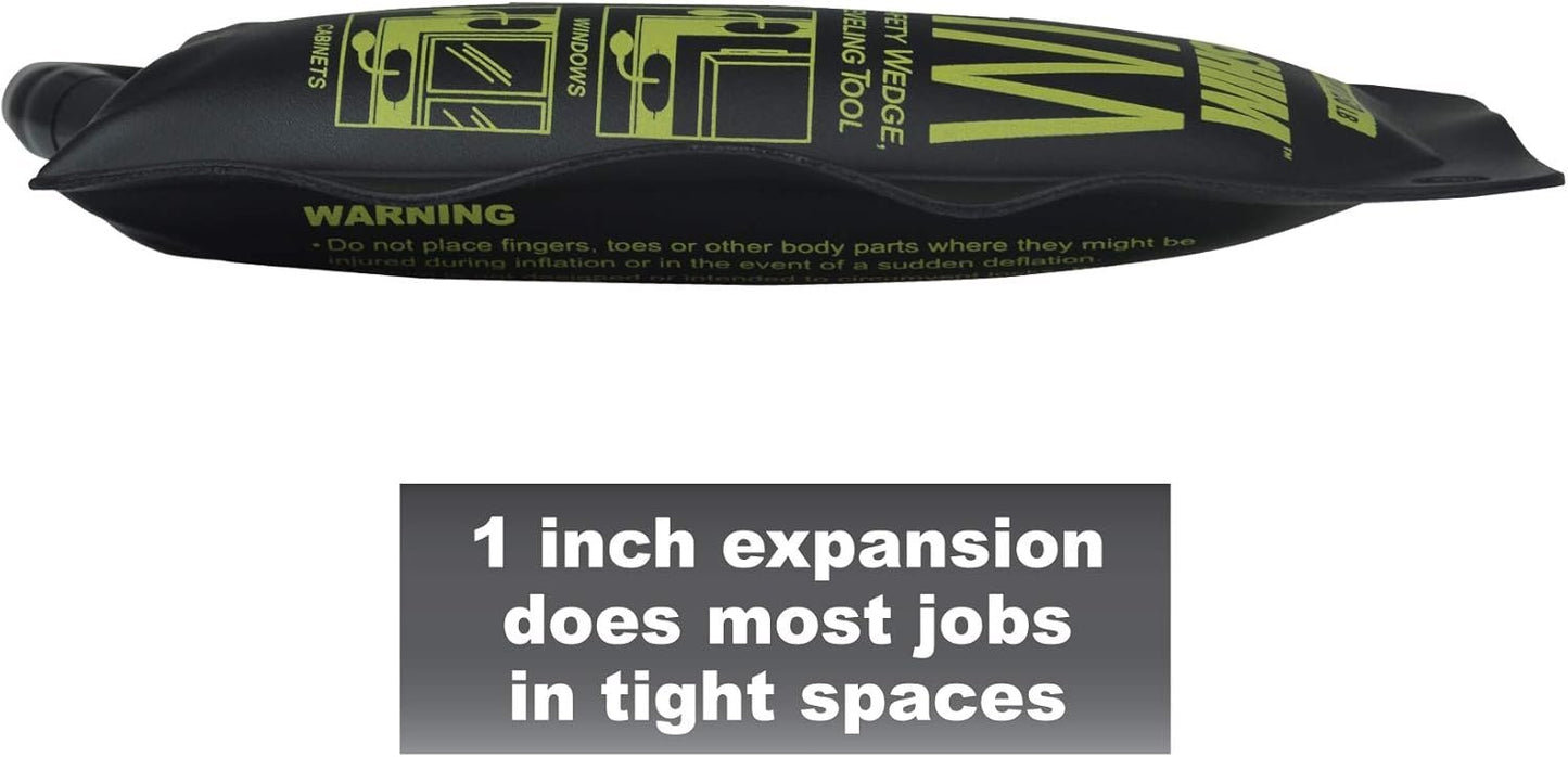 Calculated Industries 1180 Airshim Slim Inflatable Elevator Door Safety Wedge & Pry bar & Leveling Tool For Installers, Mechanics & Inspectors | 150 Lb Rating