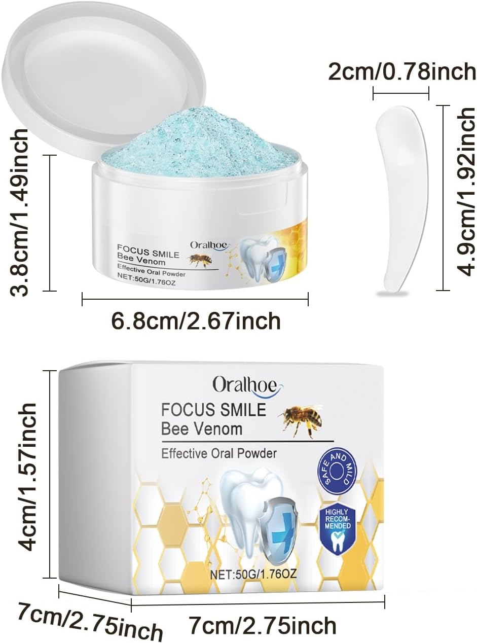 Polvere Sbiancante For Denti Oral Care - Alito Fresco, Rimozione Delle Macchie E Igiene Orale, Soluzione For La Pulizia Dei Denti Facile Da Usare(3PCS)