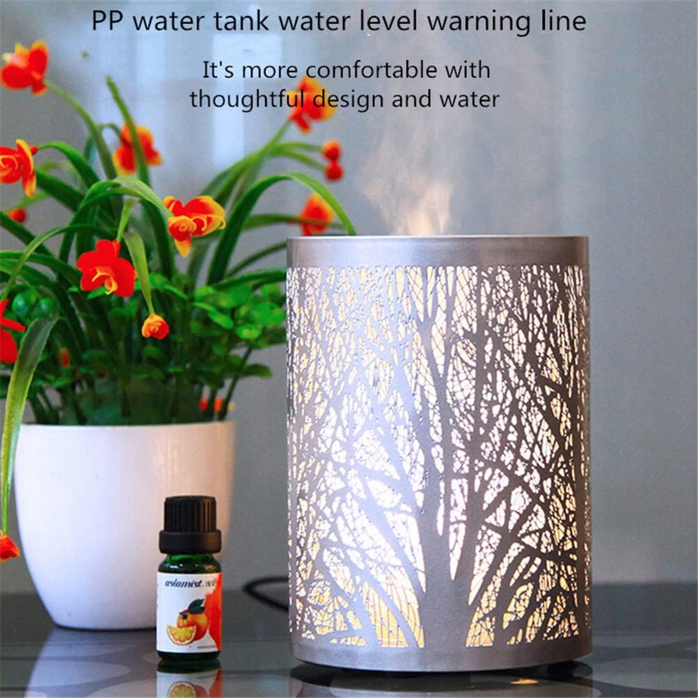 Air Humidifier Forest Aroma Diffuser 100ml Electric Essential Oil Diffuser Bedroom Warm Light Desktop Air Humidifier Remote Control for Bedroom, Study, Office, Living Room, Bathroom, Yoga, SPA