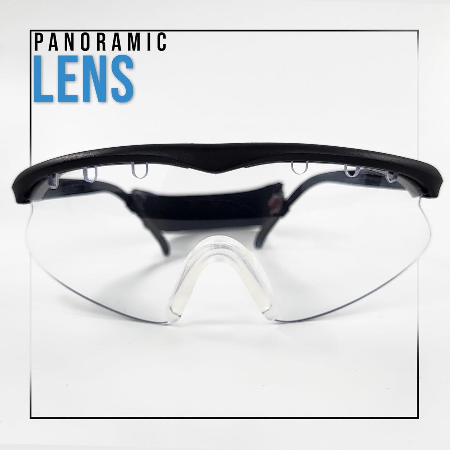 Going One Sports Safety Glasses - Raquet Sports Protective Eyewear, Eye Protection Goggles for Pickleball, Racquetball, Squash, Basketball; with Strap and Padded Frame, for Men and Women