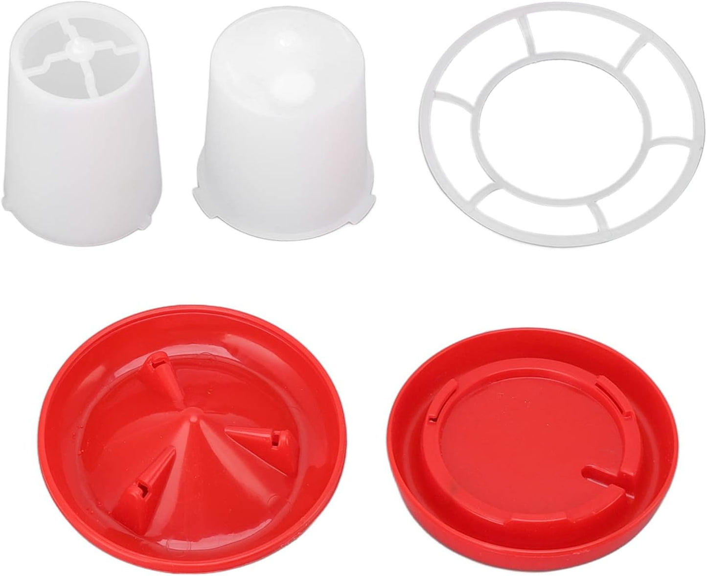 Poultry Feeder and Waterer Combo, Easy to Clean Automatic Feeding and Watering Chick Feeder Resilient for Chicks
