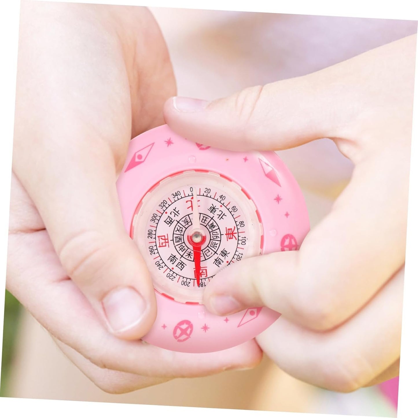 Kisangel Survival Pocket Compass Hiking Metal Compass Mini Outdoor Direction Random Color