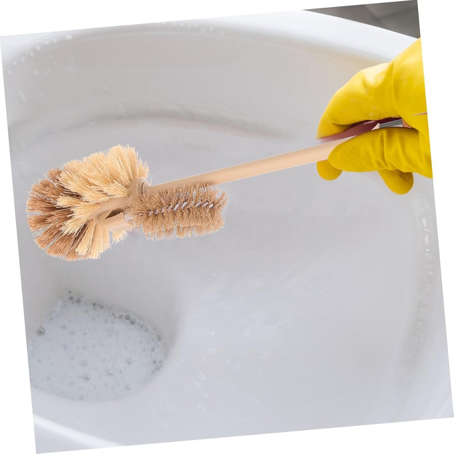 VALICLUD Cleaning Brush with Long Handle Ergonomic Bowl Brush for Bathroom Kitchen Toilet