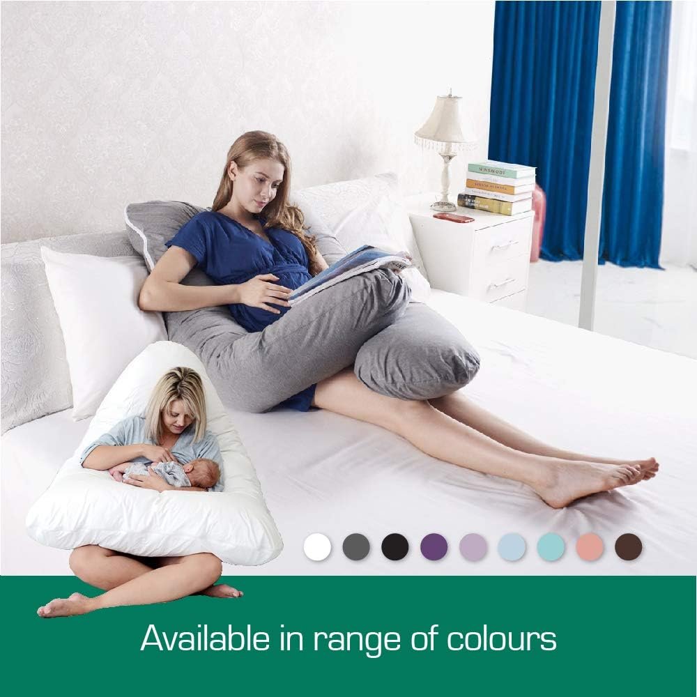 Australian Made Pregnancy/Maternity/Nursing Pillow Body Feeding Support Pillowcase (White Pillowcase ONLY)