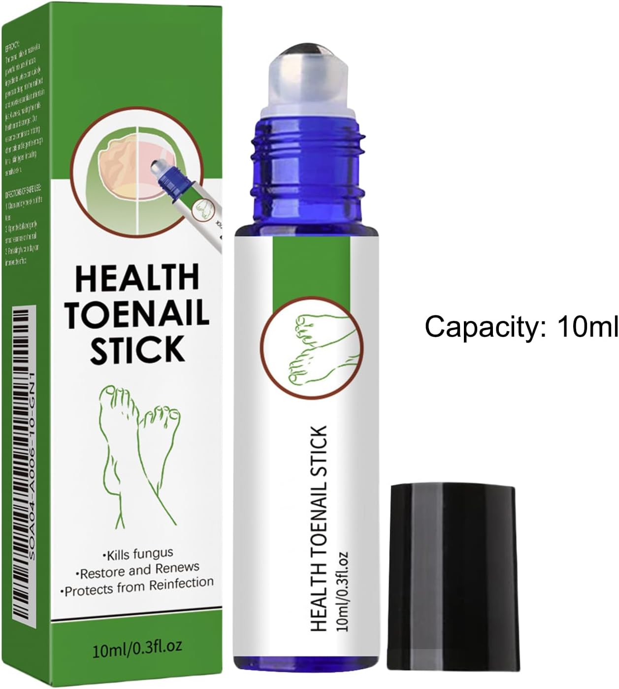 Iouyjiu Nail Strengthener Toenail Care Repair Cracked Nail Hydrating Formula Organic Ingredients 1 Stick Ideal for Fast and Effective Reliefs Home Use 10ml