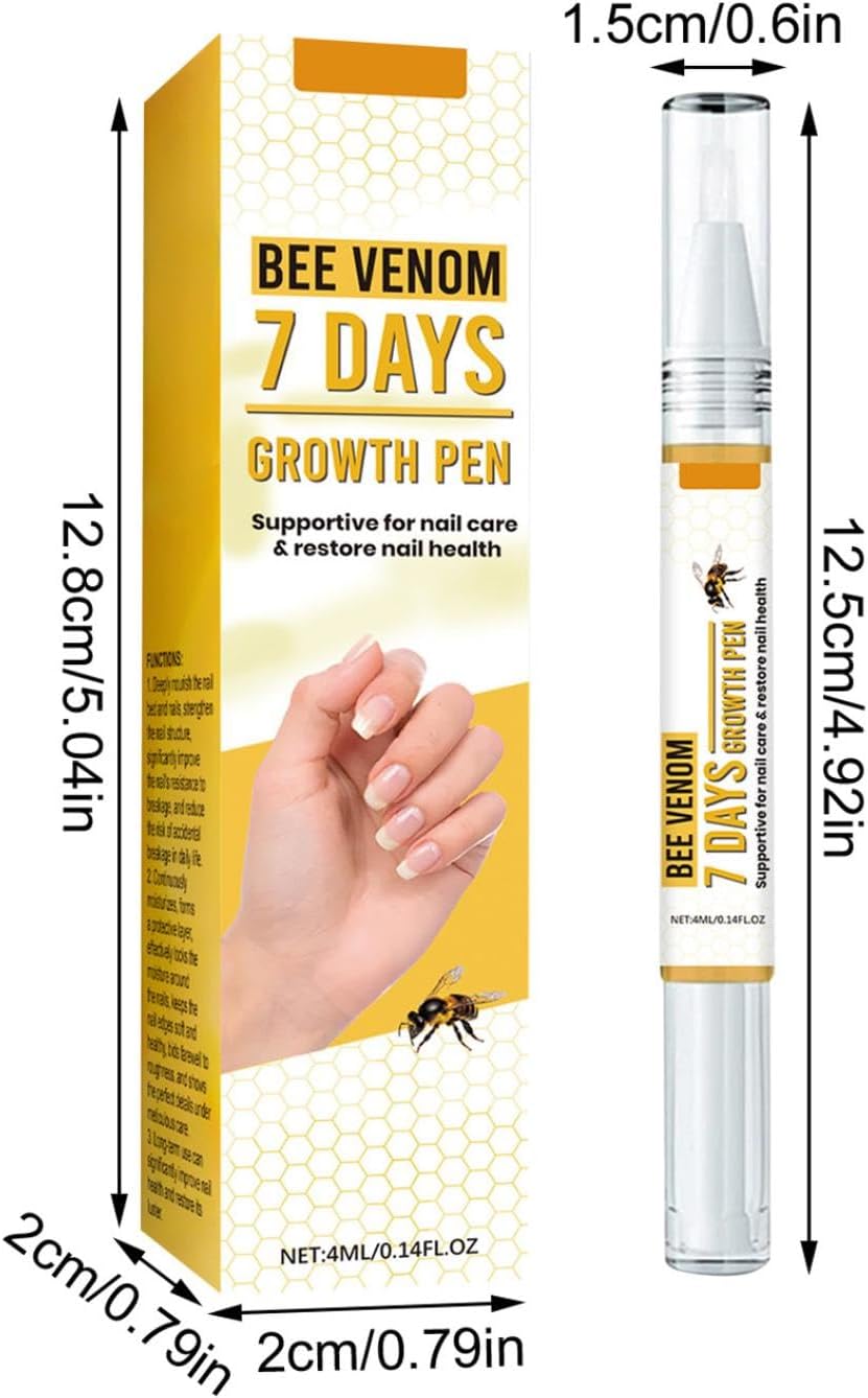 2ml Nail Care Fluid, Strengthen Nails, Smoothes Roughness, Quick Absorption, Long-Lasting Protection(2 Pack)