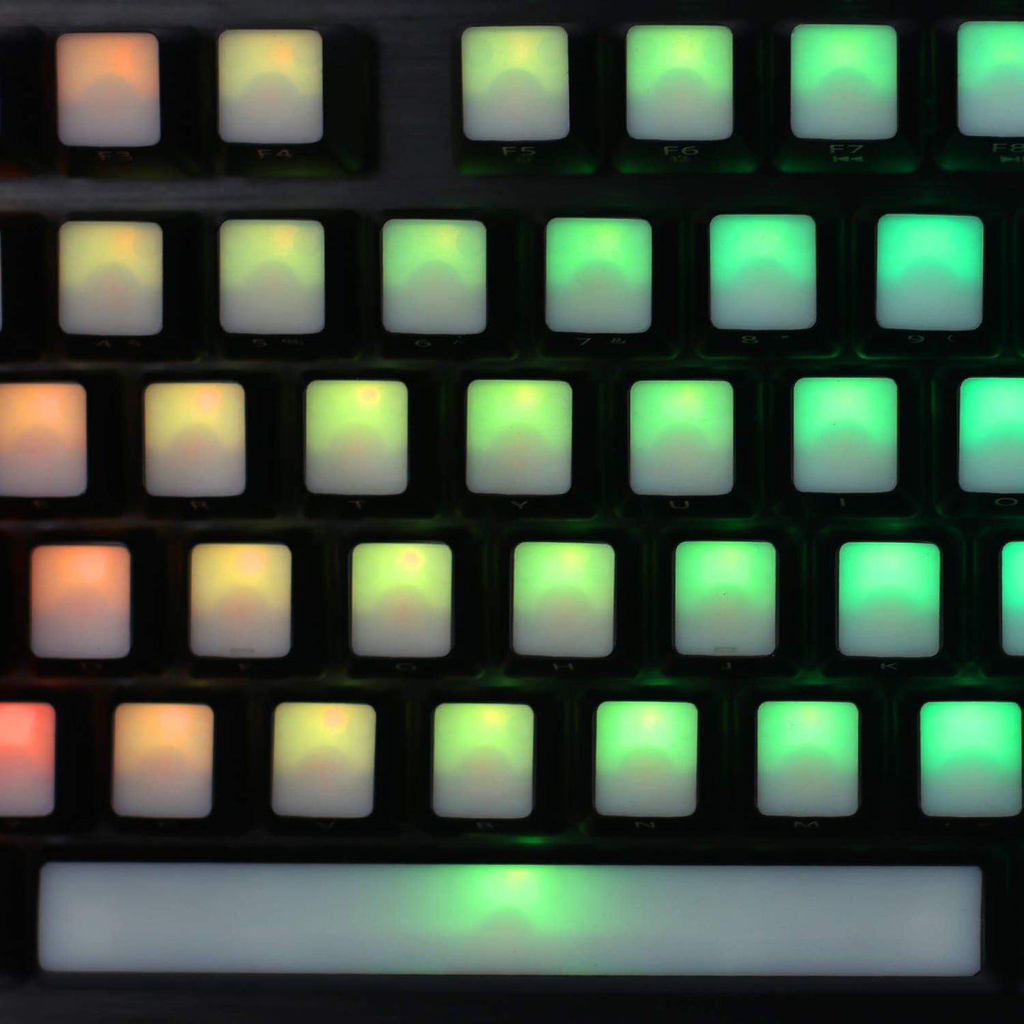 Whirlwind FX Lightcap Keycaps - Upgrade Set for Mechanical Keyboards: Compatible with Standard 104 US Layout