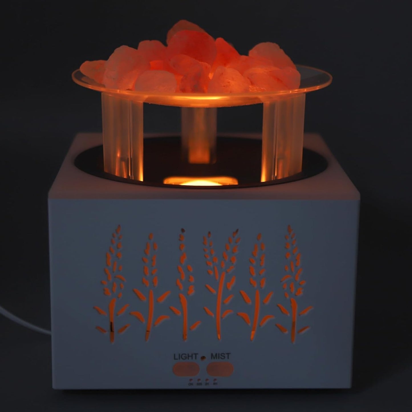 Fragrance Diffuser Desk Dehumidifier 3 in 1 Air Purifier with Colorfule Lamp Auto Shut Off Remote Control Cool Mist Aromatherapy Diffuser for Home Bedroom Smart Humidifier 400ml (EU Plug 100-240V)
