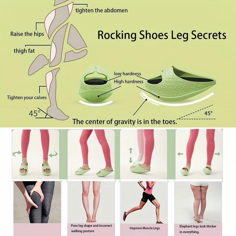 ZBDZSW 2 Pieces Shaping Shoes for Thin Legs – Home Fitness Equipment, Full Body Shaping, Burning and Weight Loss