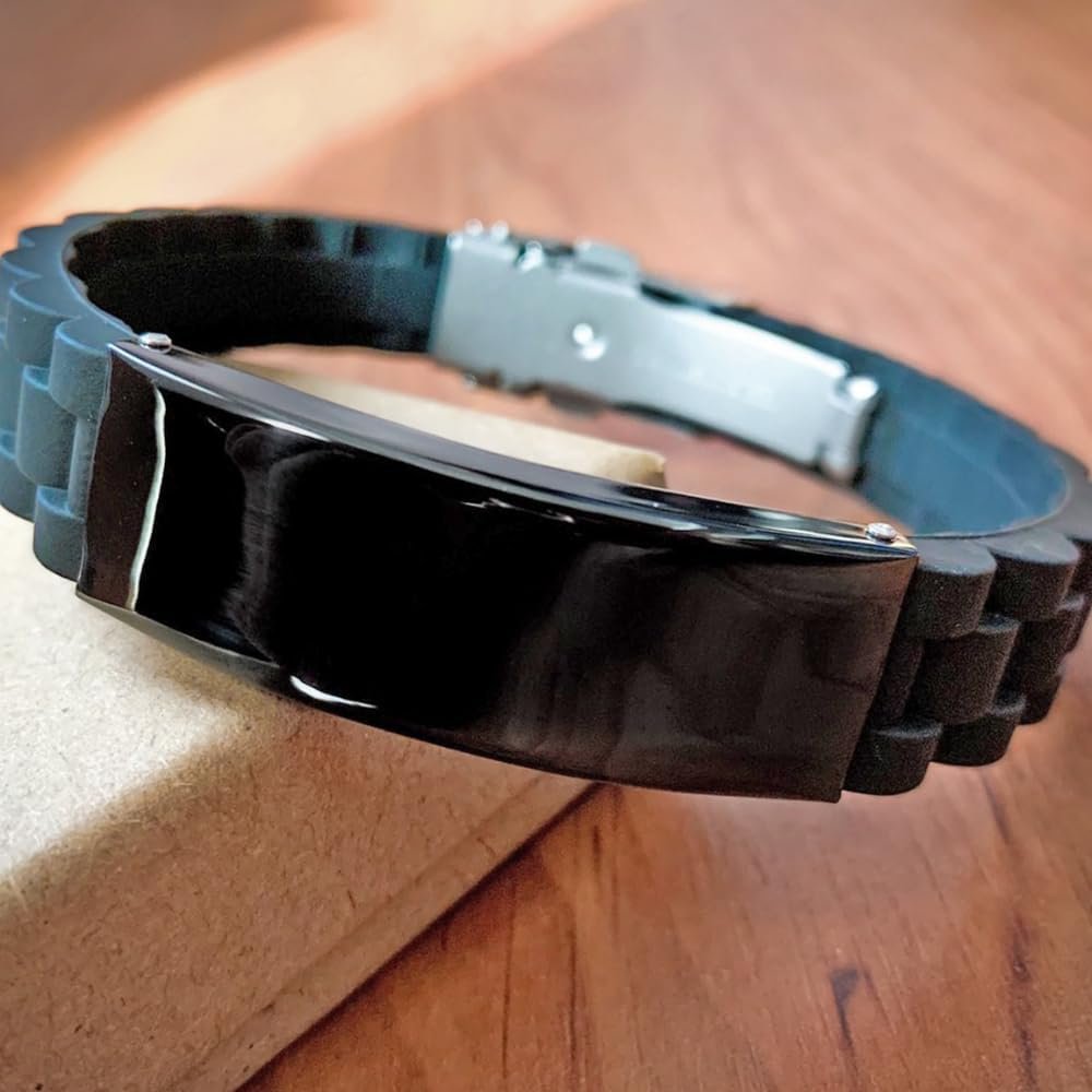 Health and Safety Engineer Engraved Black Glidelock Clasp Bracelet - Perfect Idea Gifts for Birthday, Christmas, Graduation, Veterans Day and Easter - Like wrestling a pig in the mud with this unique