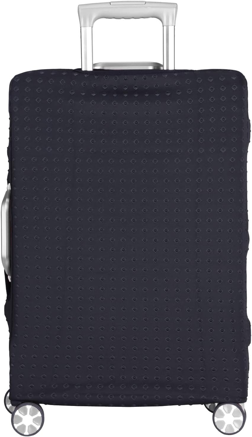 LEAFOREST Spandex Elastic Water Resistant Protective Travel Suitcase Cover Fits 19-32 Inch, Black, M, Dress Up