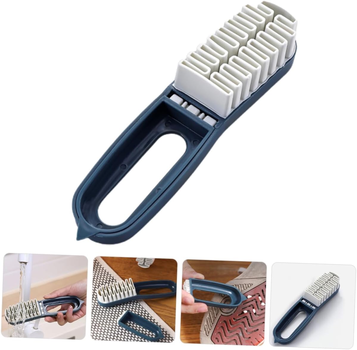 Garneck Multi Functional Shoe Cleaning Brush Soft Bristles for Efficient Stain Removal Compact Design for for Shoes Essential Household Cleaning Tool