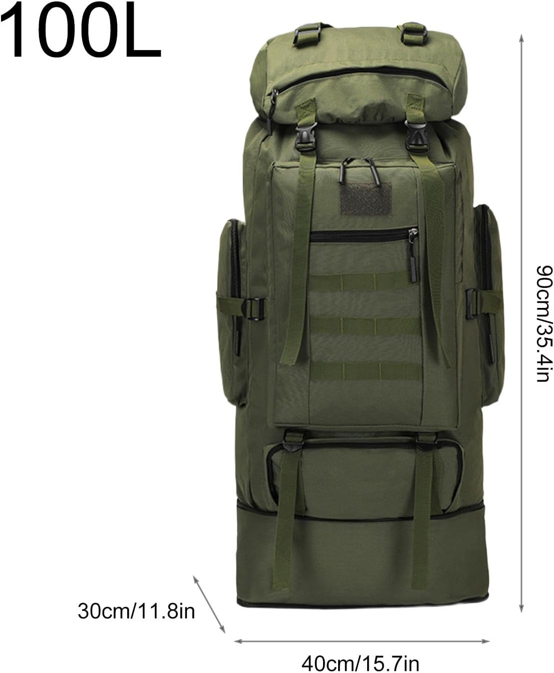 Iouyjiu Waterproof Travel Backpacking | Large Capacity Outdoor Rucksack | Multi-Functional Backpacking Bag for Trekking, Hiking, Cycling, Climbing & Camping | Durable Travel Gear for Adventurers