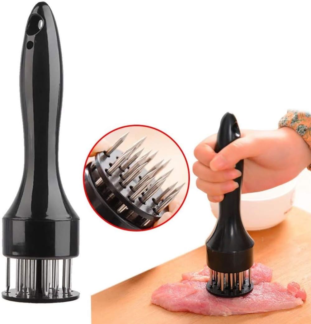 Meat Tenderiser Tool Stainless Steel Meat Tenderizer Needle Kitchen Cooking Tools for Beef/Veal/Steak/Chicken/Pork/Fish