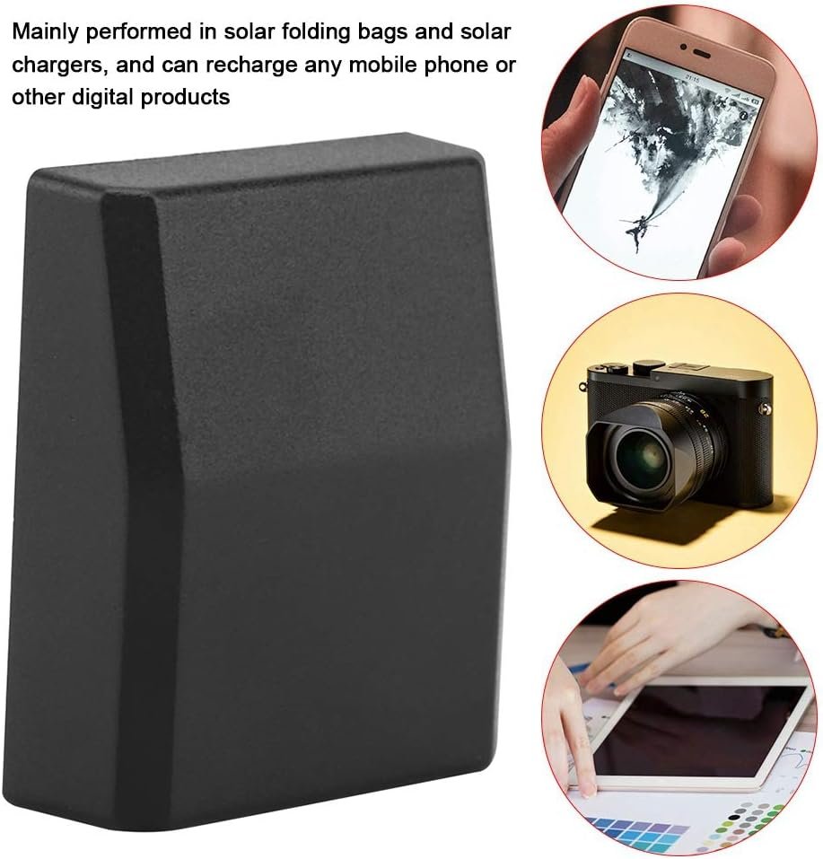 Recharge Solar Charger USB Junction Box Charger High Conversion Efficiency Dual USB Port Solar Power Bank Charger for Mobile Phone