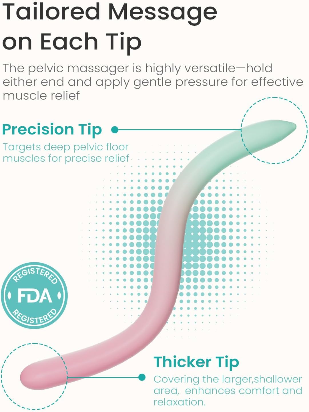 Postpartum Care Essentials Perineal Pelvic Wand for Labor and Delivery