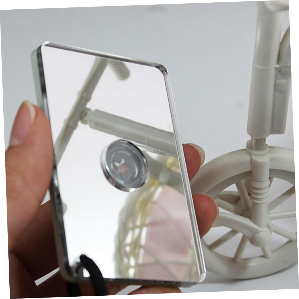 Happyyami Survival Emergency Mirror Signal Function Outdoor Retroreflector for Camping Marine