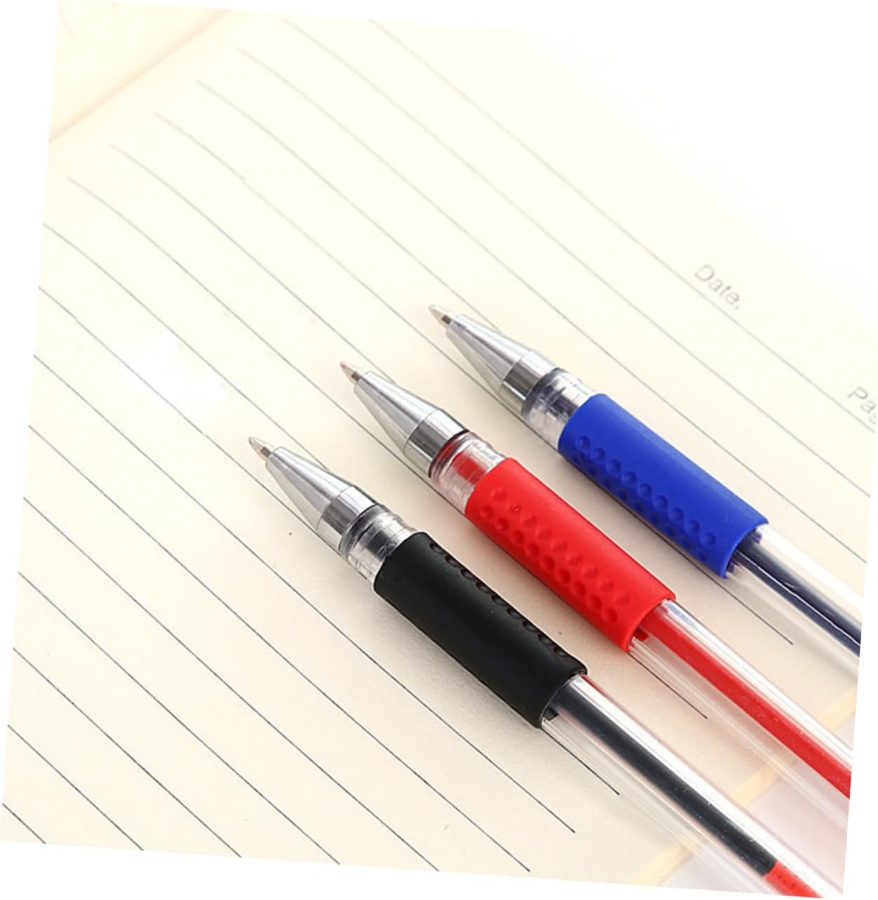 STOBOK 12pc Gel Ink Pens Set 0.5mm Fine Black Red Office School Writing Stationery Ergonomic Grip Smooth Writing Experience