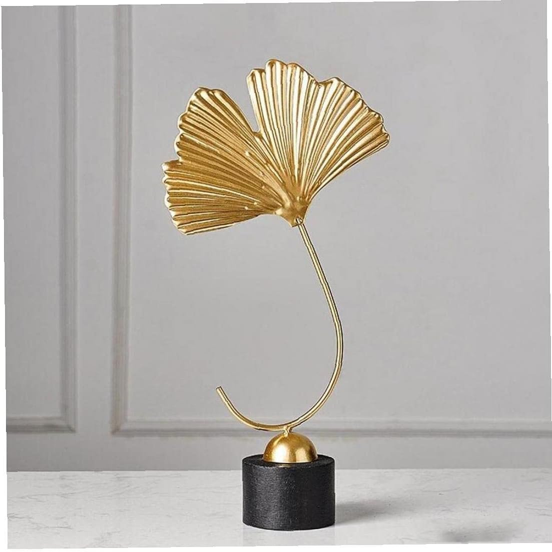 TOSSPER Foglie Statua in Miniatura Decorazione Domestica Moderna Ufficio Accessori per Soggiorno Piecies Oggettistica per Casa Statue Ornamenti