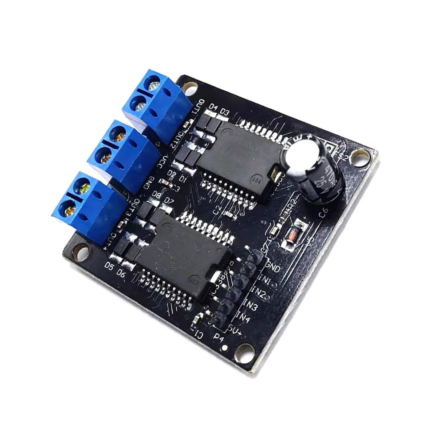 MC33886 Motor Driver Module 5A Stepper Motor Module 4 Way Outputs Motor Driver for Industrial Automation Home Robotics
