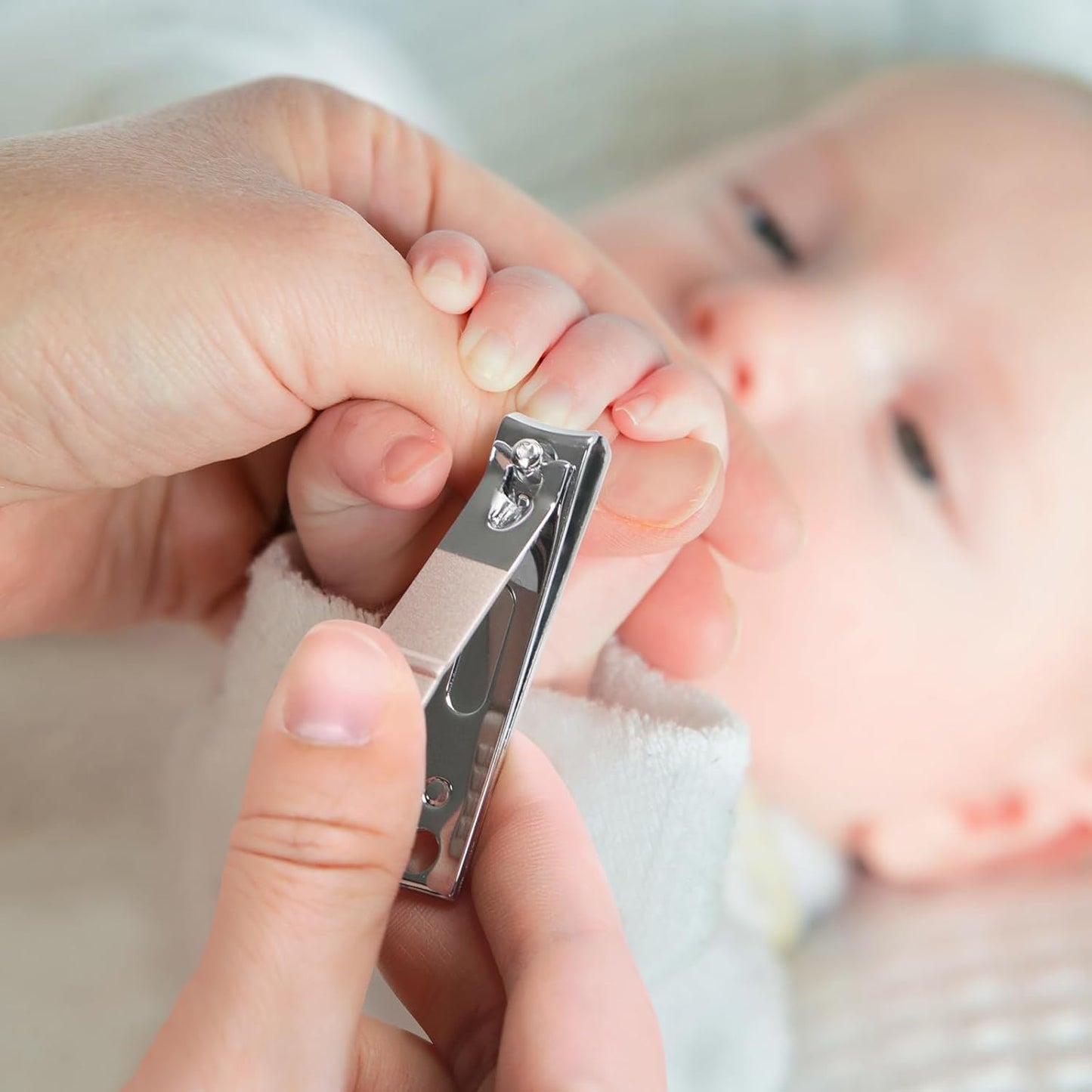 haakaa Baby Nail File Electric Baby Nail Care Set with Manicure Kit, Baby Nail Clippers for Newborn/Infants/Adults Toes and Fingernails, Pink