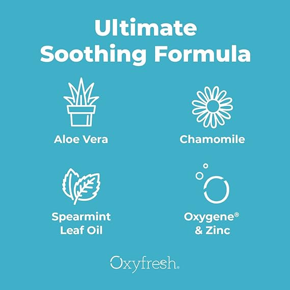 Oxyfresh Premium Pro Relief Dental Gel with Zinc –Infused with Aloe Vera, Chamomile and Xylitol – Dentist Recommended to Help Soothe Gum Tissue. 4 oz.