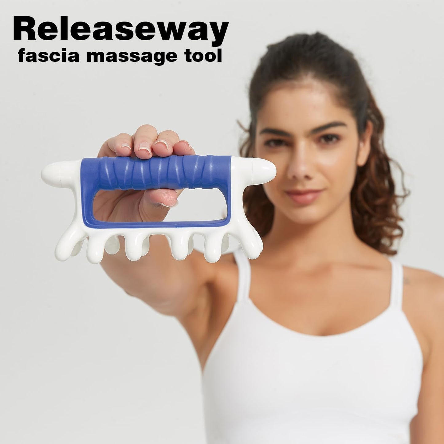 Releaseway Unbreakable Fascia Massage Tool with Soft Grip for Trigger Points Tissue Cellulite and Gua Sha Massage Tool