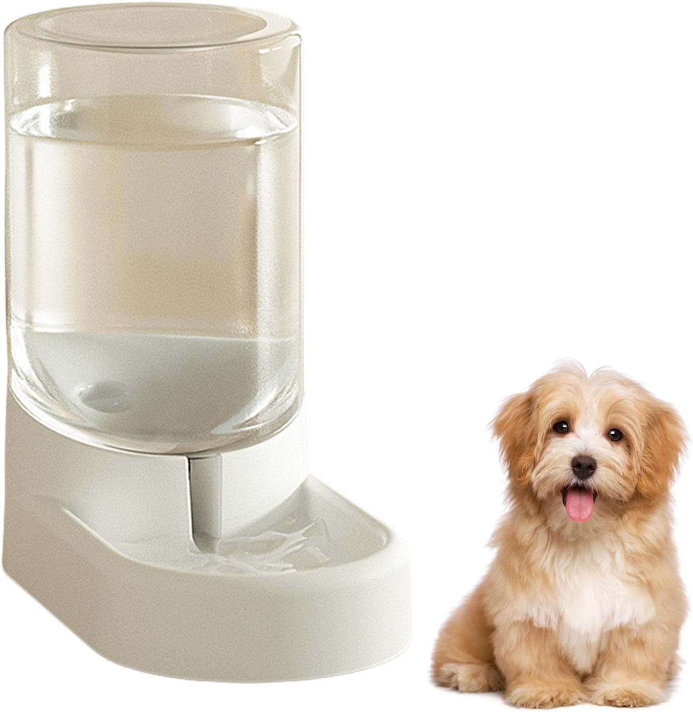 Beimus Set di mangiatoie automatiche e ciotole per acqua e cani di piccola taglia con contenitore trasparente per alimenti per la casa