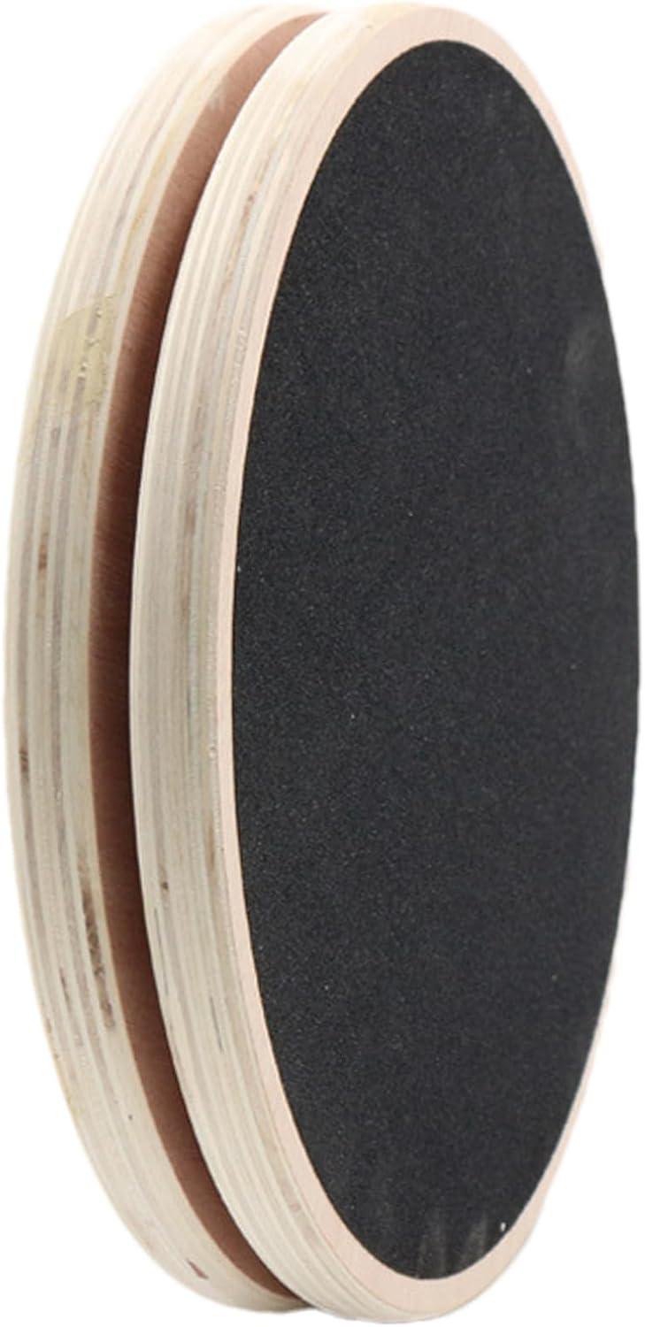 Waist Training Board, Wooden Waist Whisper Disc Anti-Slip, Rotating Exercise Equipment Body Trainer, Fitness Twist Gear for Trimming Arms, Legs, Core Workout on Home Gym