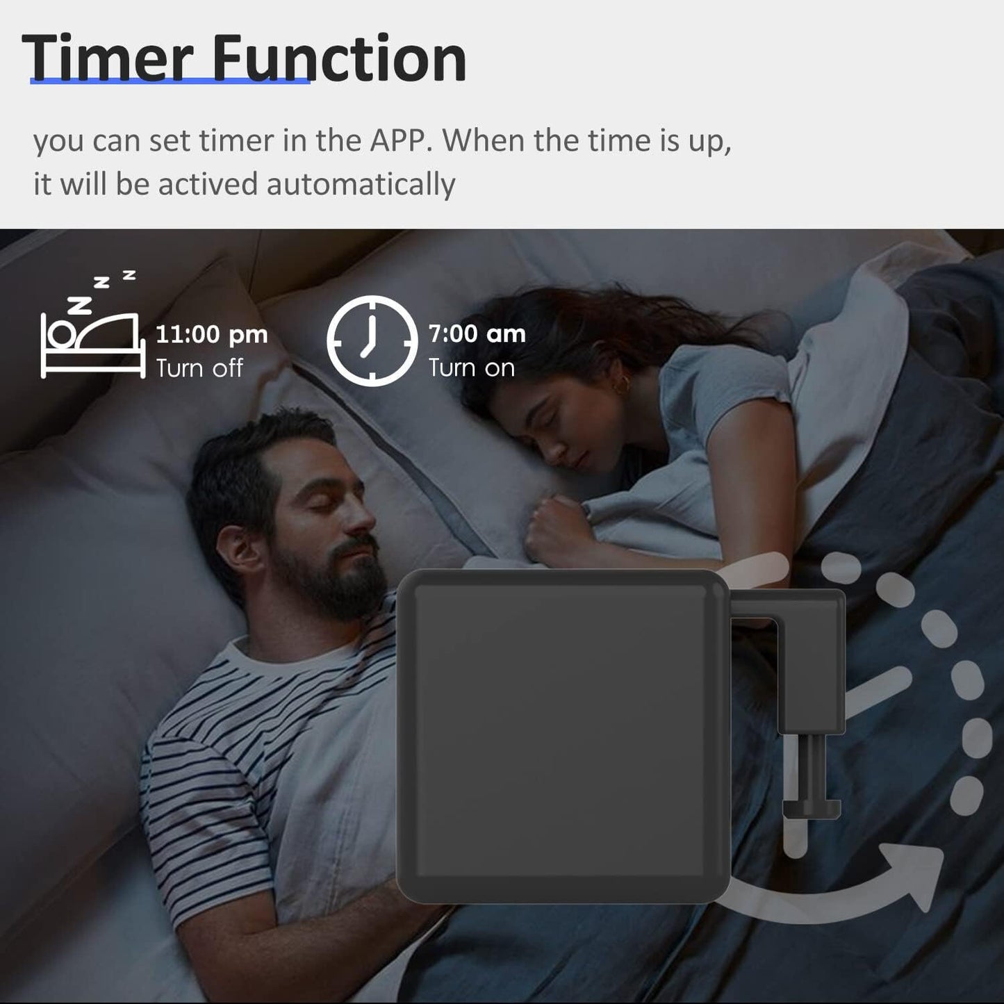 Tignapoo Smart Mini Fingerbot Mini-Controller BT Home Automation Controller for iOS Android Smart Phone No Wiring Wireless App or Timer Control Compatible with Alexa Google Home Voice Control