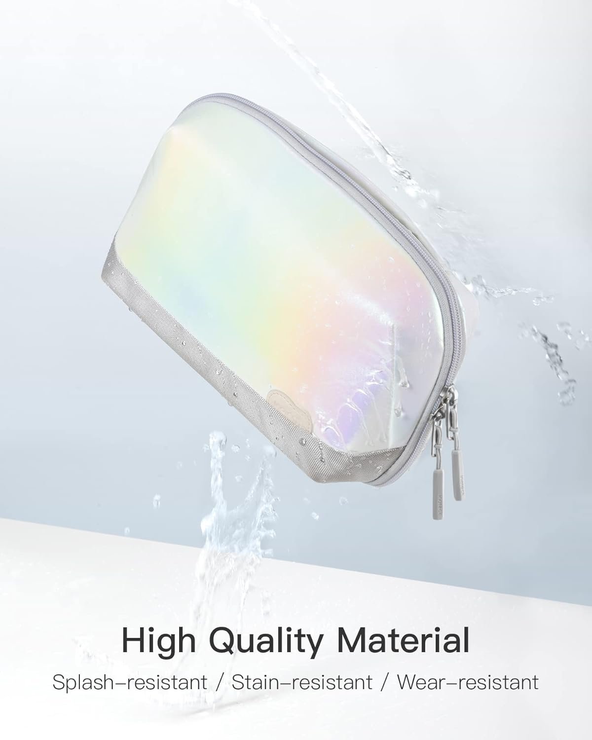 Inateck Electronics Organizer, Splash-Resistant Travel Accessory Handle Bag