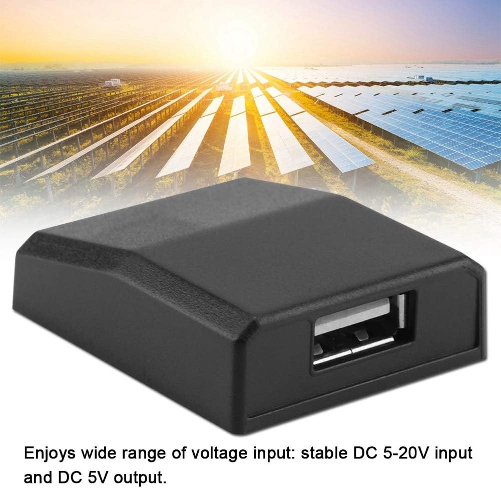 Recharge Solar Charger USB Junction Box Charger High Conversion Efficiency Dual USB Port Solar Power Bank Charger for Mobile Phone