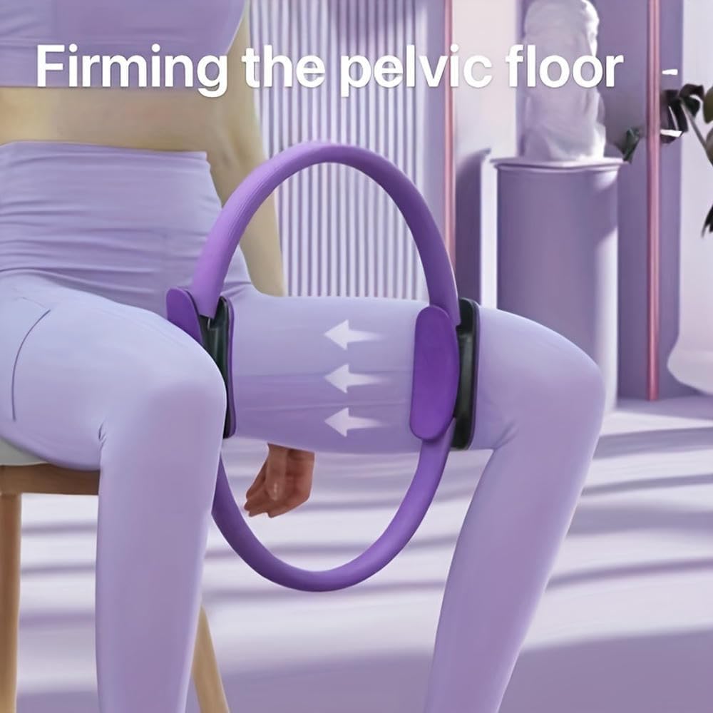 ZBDZSW Yoga Pilates Anello Fitness Tinta Unita, Cerchio per Stretching del Corpo per Allenamento della Forza, Attrezzatura per Yoga Pilates